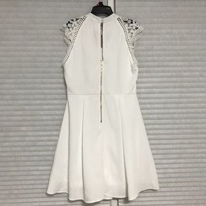 White A-line dress